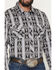Image #3 - Rock & Roll Denim Men's Southwestern Print Long Snap Stretch Western Shirt, Black, hi-res