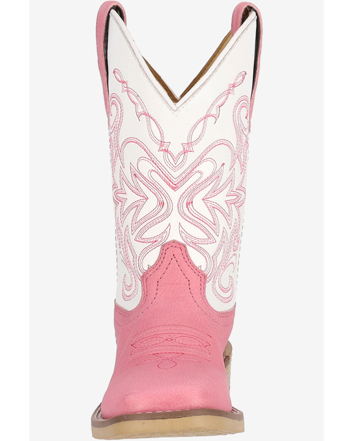 Image #3 - Smoky Mountain Little Girls' Georgia Girl Western Boots - Broad Square Toe, Pink, hi-res