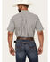 Image #4 - Cody James Men's Plaid Print Short Sleeve Button-Down Stretch Western Shirt, Navy, hi-res