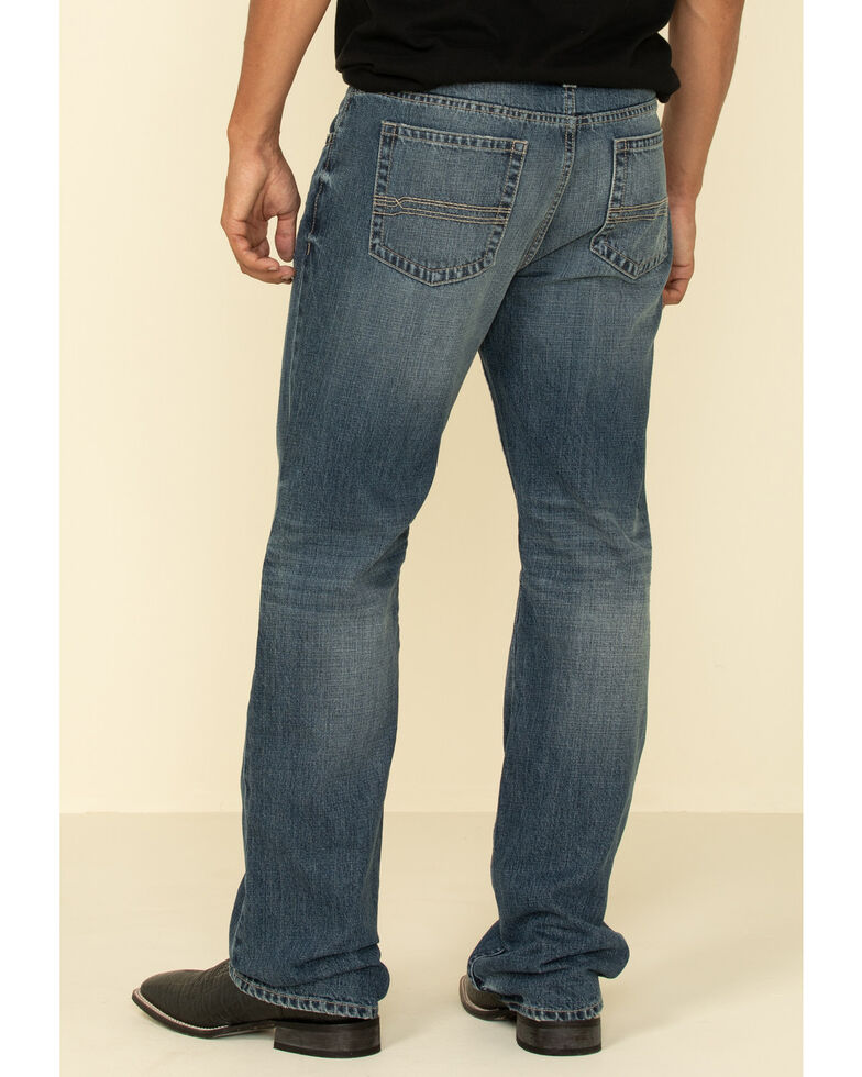 medium wash blue jeans
