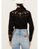 Image #4 - Rockmount Ranchwear Women's Floral Embroidered Long Sleeve Pearl Snap Western Shirt, , hi-res