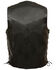Image #2 - Milwaukee Leather Men's Classic Side Lace Biker Vest - Extra Big, Black, hi-res