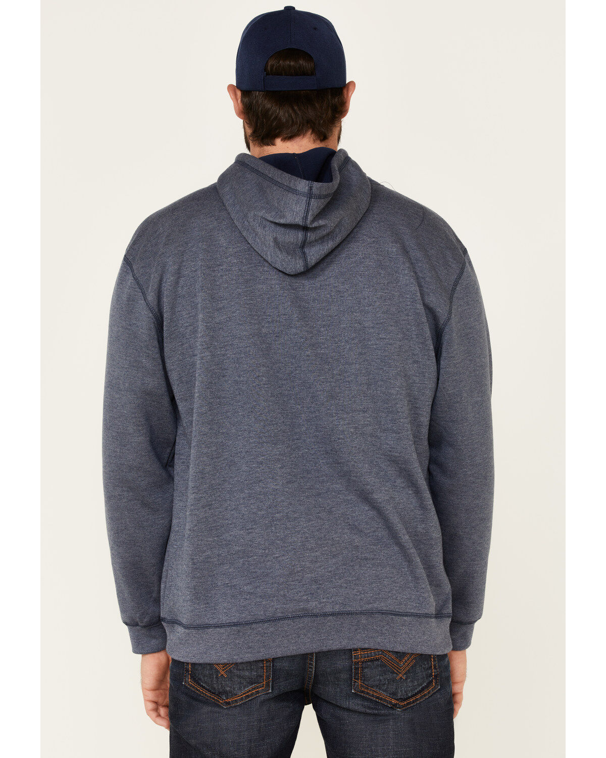 Image #4 - Tin Haul Men's Geometric Abstract Logo Hooded Sweatshirt, Blue, hi-res