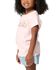 Image #2 - Carhartt Toddler Girls' Floral Logo Short Sleeve Graphic Tee, Light Pink, hi-res