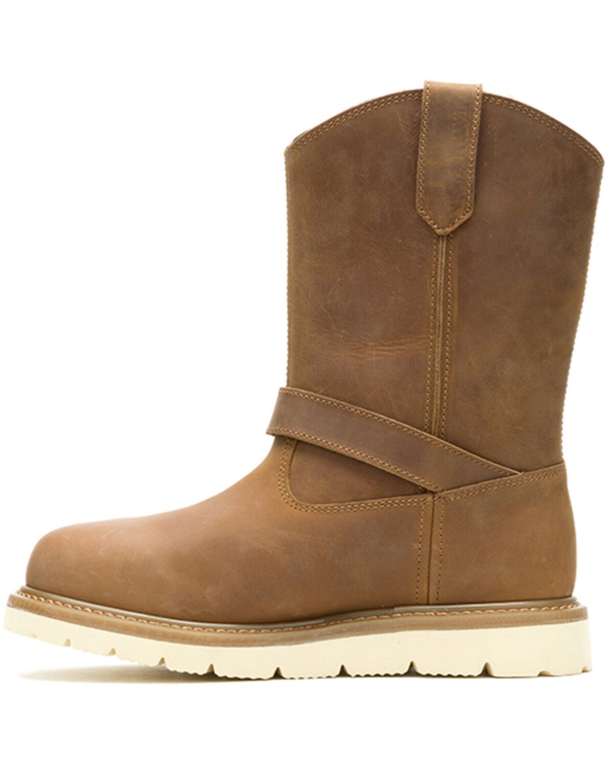 Image #3 - Harley Davidson Men's Bryson Pull-On Motorcycle Boots - Round Toe, Brown, hi-res