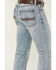 Image #4 - RANK 45® Men's Bunker Wash Trigger Slim Bootcut Stretch Denim Jeans, Light Wash, hi-res