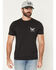 Image #2 - Brixton Men's Berrick Short Sleeve Graphic T-Shirt, Black, hi-res