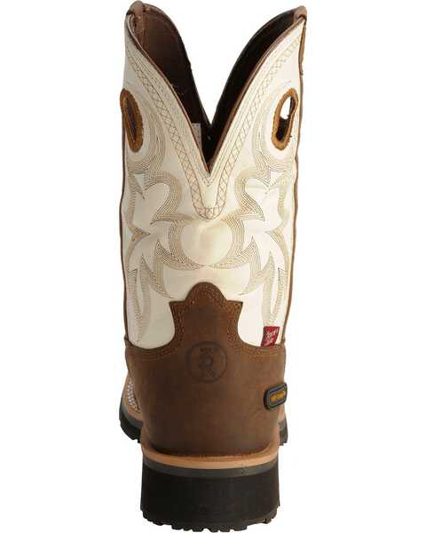 Image #7 - Tony Lama 3R White Waterproof Cheyenne Chaparral Boots - Composite Toe, , hi-res