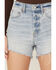 Image #2 - Daze Women's Bottom Line In Fade High Rise Shorts, Blue, hi-res