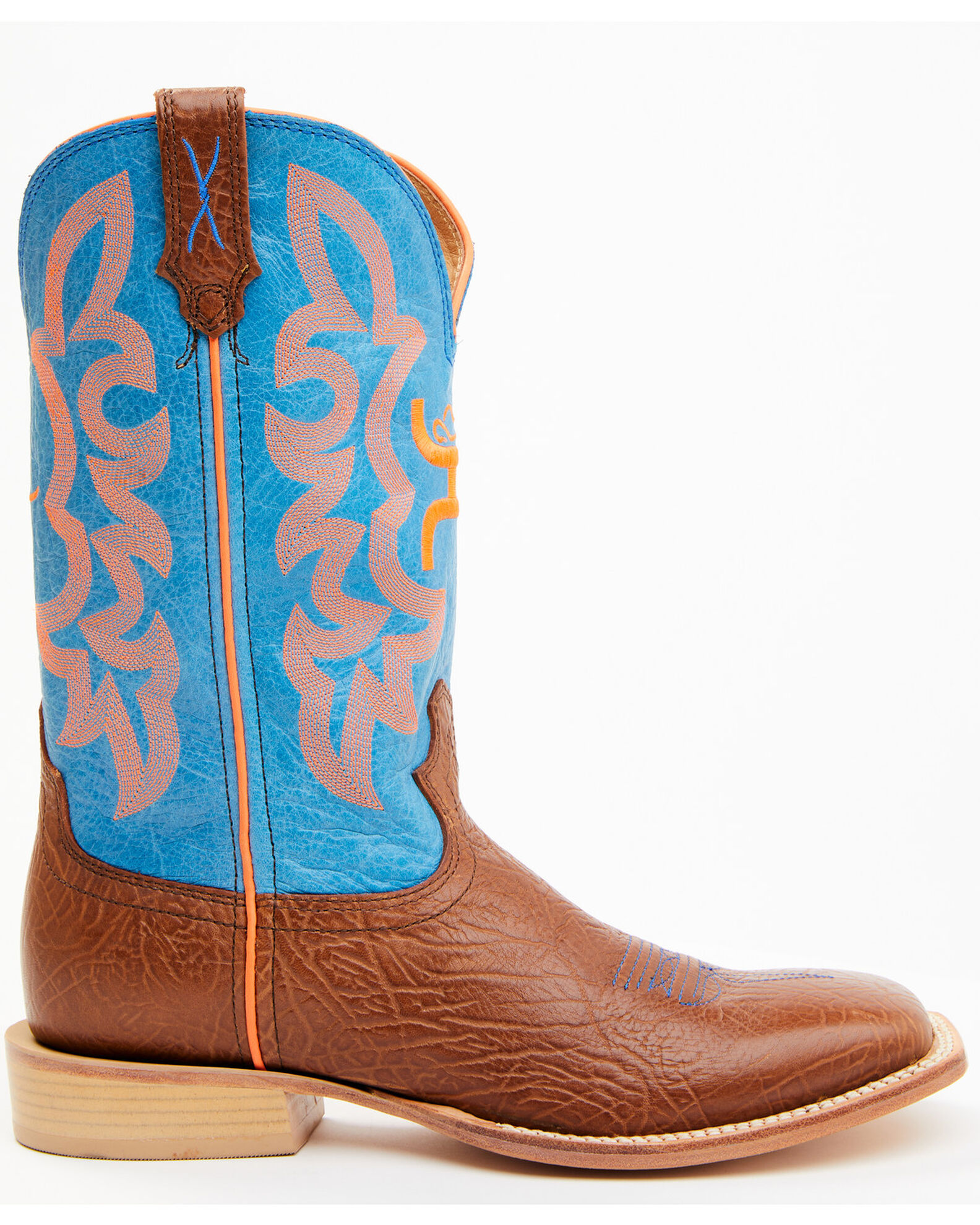 Image #4 - HOOey by Twisted X Men's Square Toe Western Boots, Cognac, hi-res