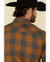 Image #5 - Ariat Men's Hayward Retro Large Plaid Long Sleeve Western Shirt , Brown, hi-res