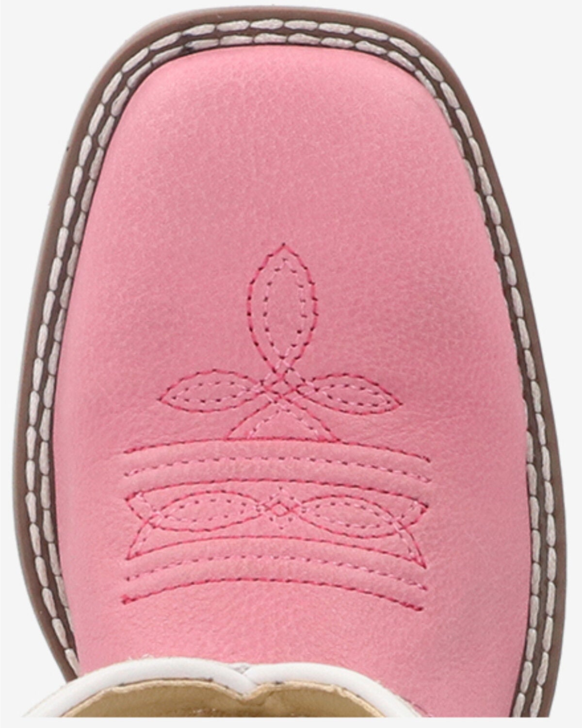 Image #5 - Smoky Mountain Little Girls' Georgia Girl Western Boots - Broad Square Toe, Pink, hi-res