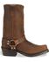 Image #3 - Durango Men's Harness Motorcycle Boots, Distressed, hi-res