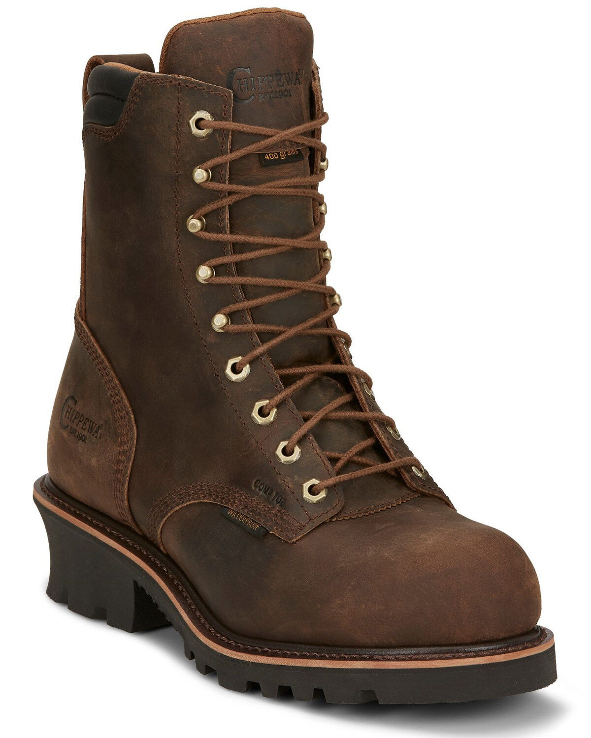 chippewa slip on boots