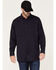 Hawx Men's FR Vented Solid Long Sleeve Button-Down Work Shirt , Navy, hi-res