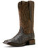 Image #4 - Ariat Men's Classic Cash Exotic Ostrich Western Boots - Broad Square Toe, Brown, hi-res