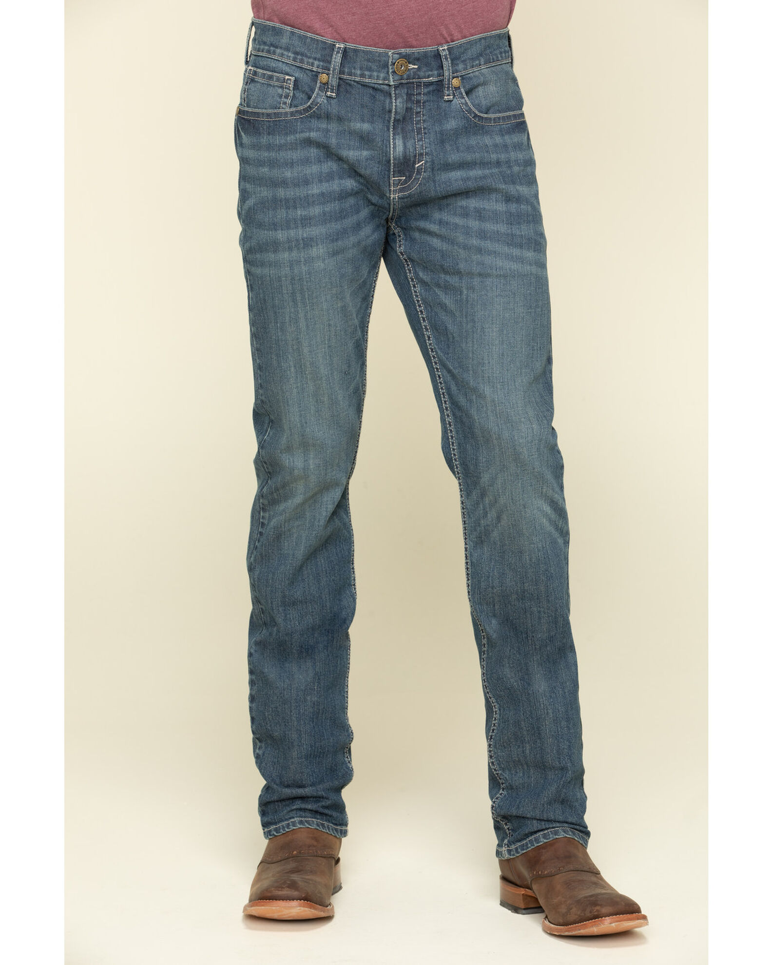 Cody James Men s Stone Cold Medium Wash Slim Straight Stretch Denim Jeans Boot Barn