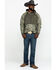 Image #6 - Ariat Men's Camo Patriot Hooded Sweatshirt, Green, hi-res