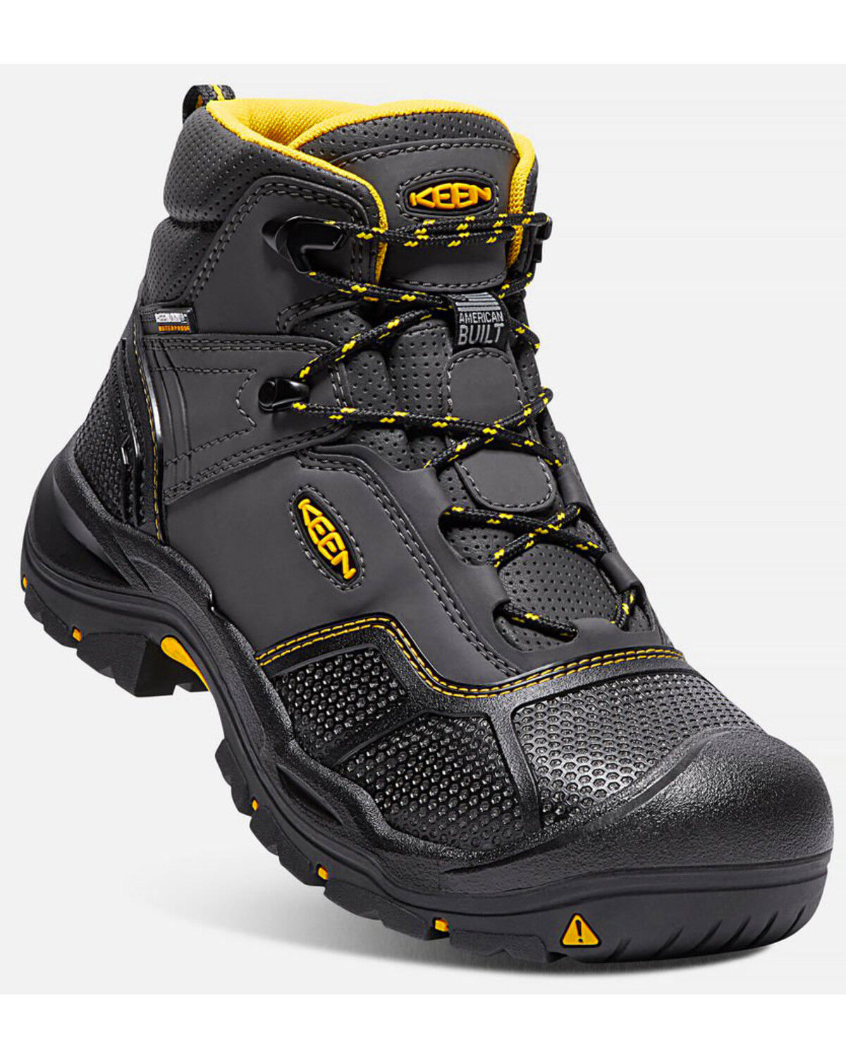 keen black work shoes
