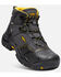 Keen Men's Logandale 6" Waterproof Work Boots - Steel Toe, Black, hi-res