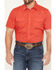 Image #3 - Gibson Trading Co Men's Solid Short Sleeve Snap Stretch Western Shirt, Red, hi-res