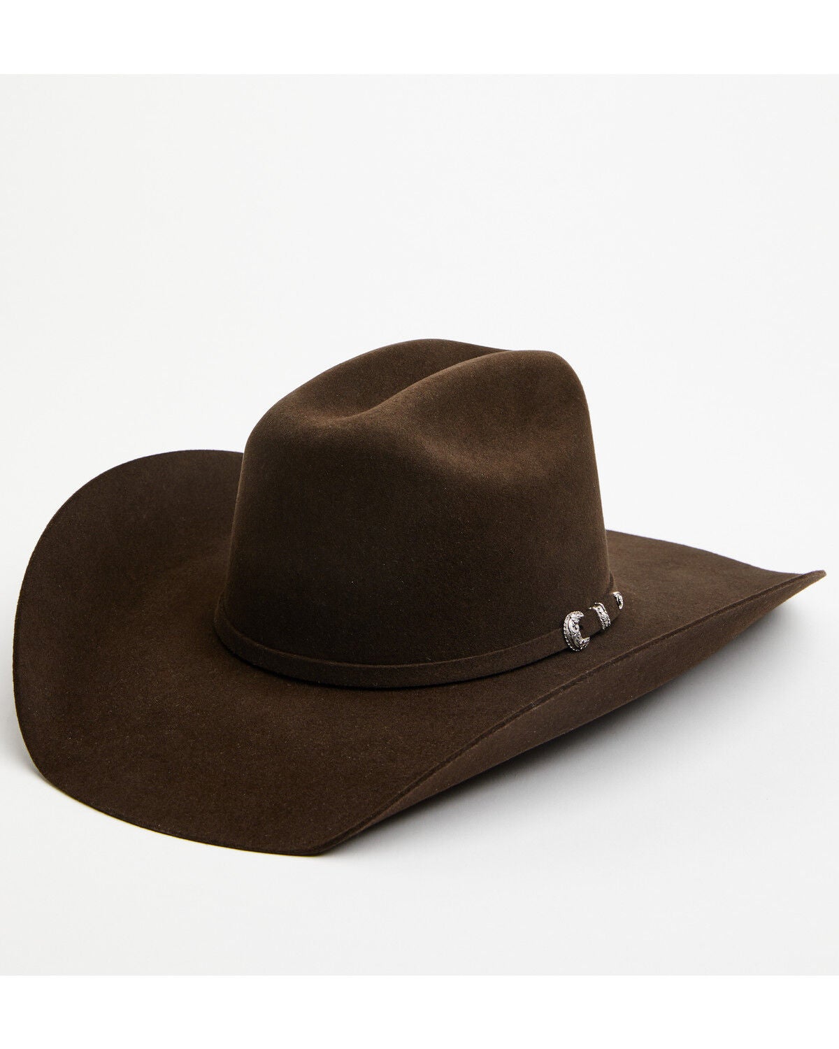 Justin Ryder 10X Felt Cowboy Hat, Chocolate, hi-res