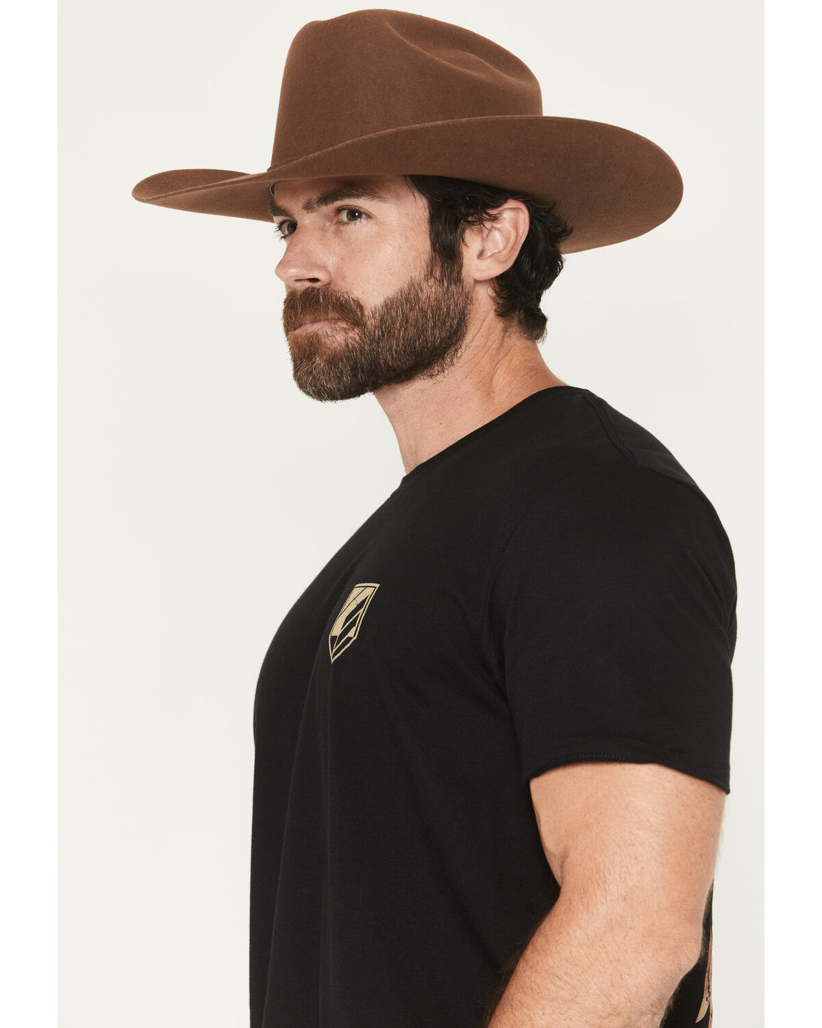 Image #3 - RANK 45® Men's Southwestern Logo Short Sleeve Graphic T-Shirt, Black, hi-res