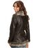 Image #3 - Scully Women's Faux Fur Shearling Jacket, Dark Brown, hi-res