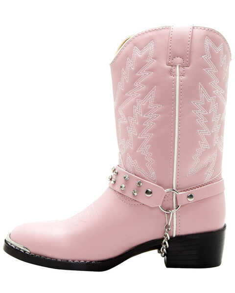 Image #3 - Durango Kid's Western Boots, Pink, hi-res
