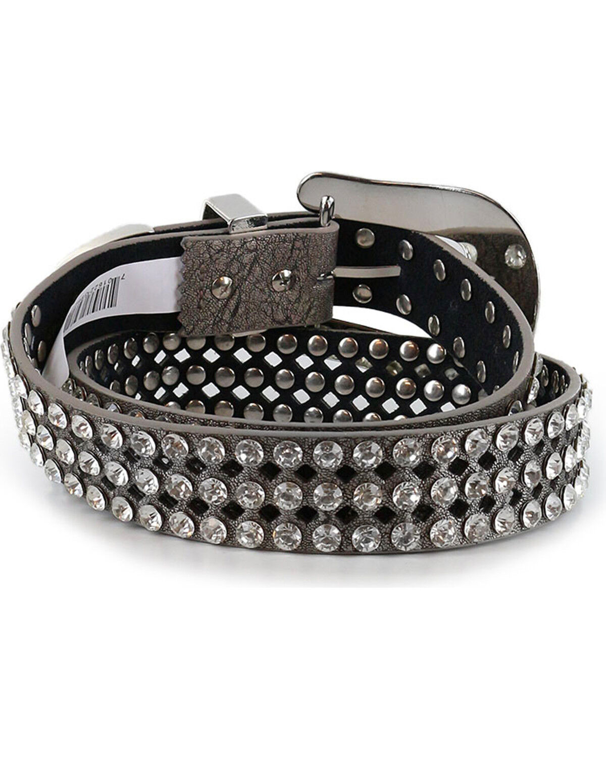 Image #2 - Shyanne® Women's Rhinestone Filigree Belt, Silver, hi-res