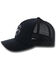 Hooey Men's Rocker Steiner Embroidered Logo Mesh-Back Flex-Fit Ball Cap , Black, hi-res