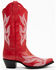 Image #2 - Planet Cowboy Women's Candy Cane Western Boots - Snip Toe, Red, hi-res