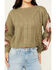 Image #3 - Rock & Roll Denim Women's Southwest Sleeve Long Sleeve Sweater , Olive, hi-res