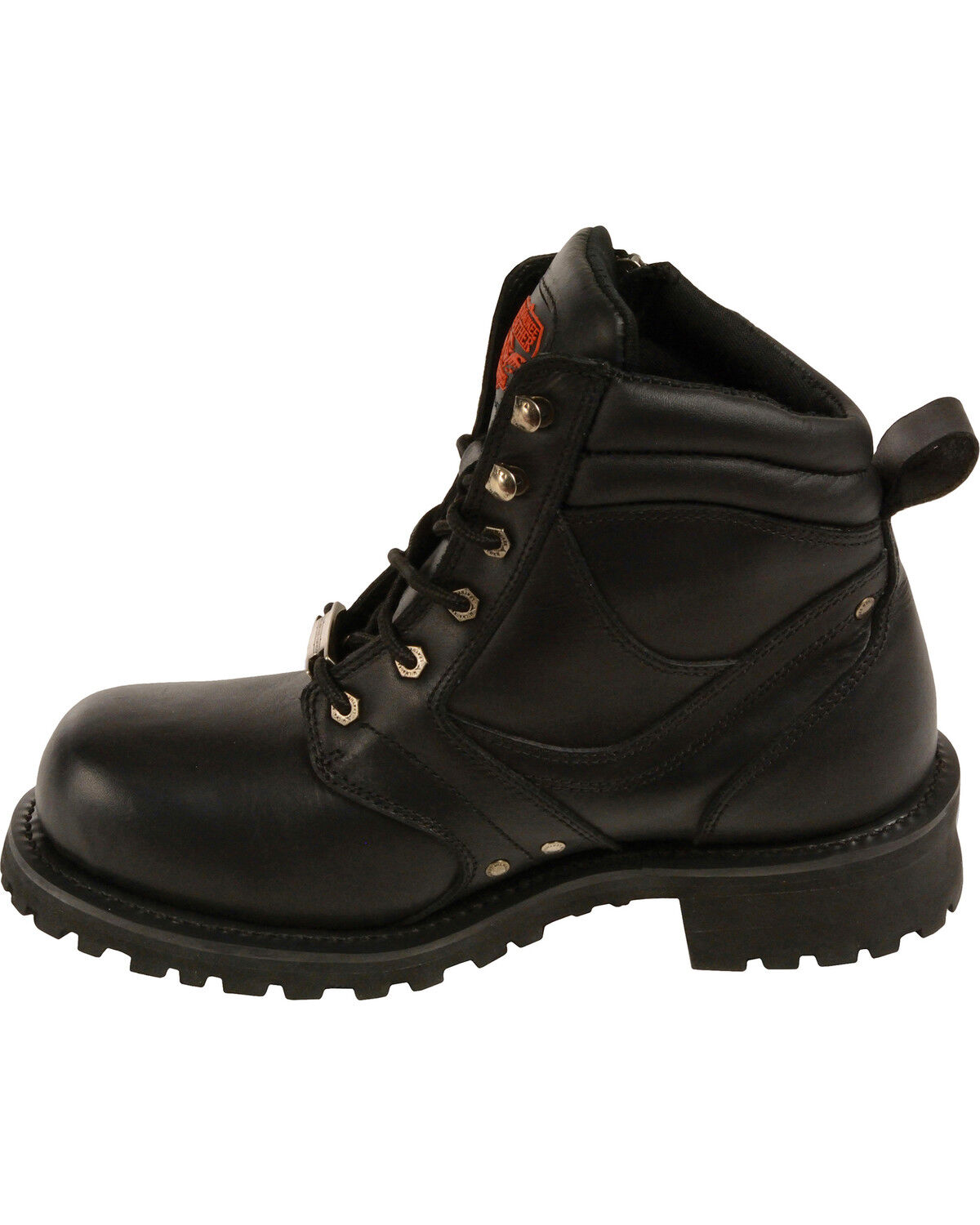 mens wide boots with zipper