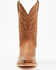 Image #4 - Moonshine Spirit Men's Crazy Horse Vintage Western Boots, Brown, hi-res