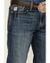 Cinch Men's Jesse Medium Stonewash Performance Stretch Slim Straight Jeans , Indigo, hi-res