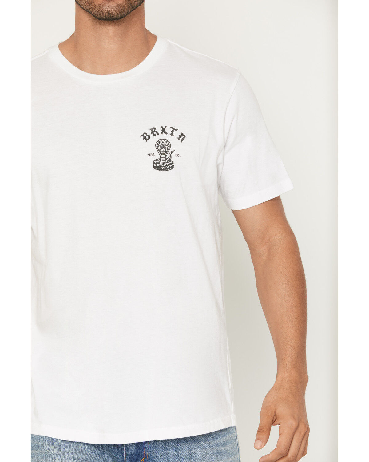 Image #4 - Brixton Men's Darver Short Sleeve Graphic T-Shirt, White, hi-res
