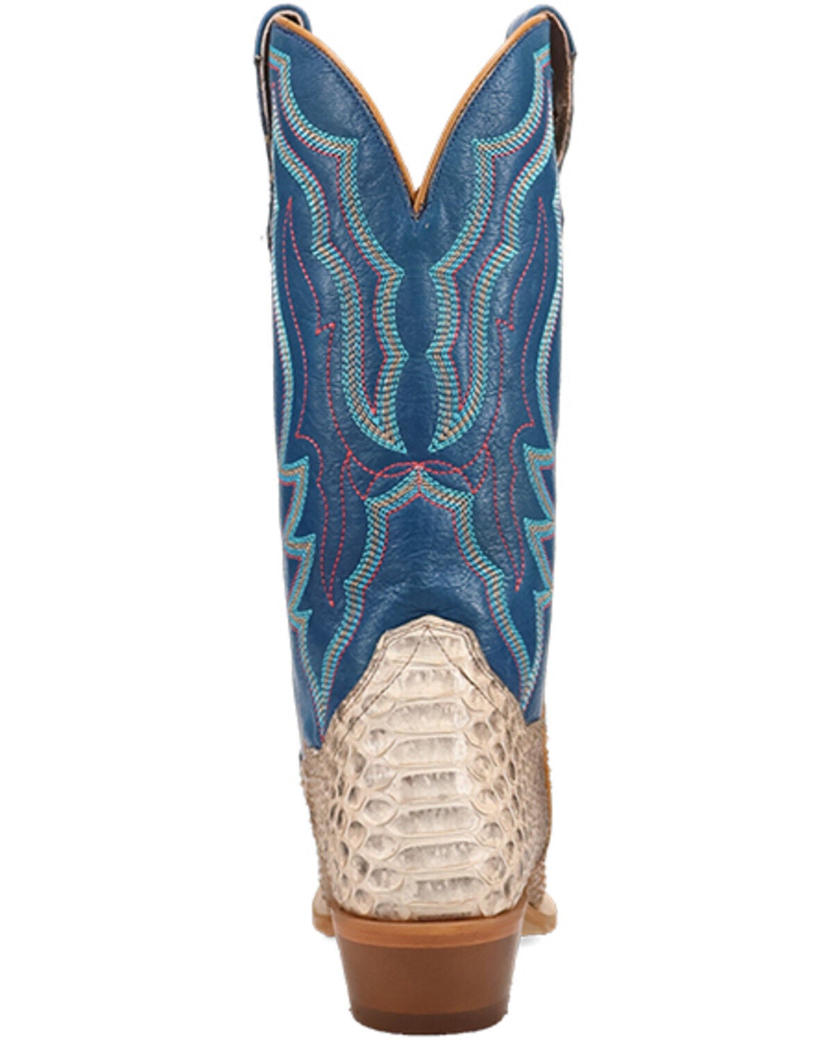 Image #5 - Dan Post Women's Petunia Dream Exotic Python Western Boots - Round Toe, Cream, hi-res
