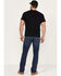 Image #3 - Brothers and Sons Men's Nightfall Dark Wash Slim Tapered Stretch Denim Jeans, Dark Wash, hi-res