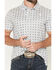 Image #3 - Rock & Roll Denim Men's Medallion Print Short Sleeve Button-Down Stretch Polo Shirt, Natural, hi-res