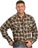 Image #1 - Wrangler Men's Assorted Plaid Print Long Sleeve Pearl Snap Flannel Western Shirt, Plaid, hi-res