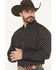 Image #2 - Ariat Men's Thorn Geo Print Long Sleeve Button-Down Western Shirt, Black, hi-res