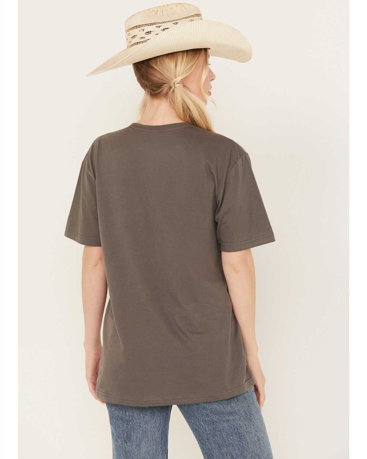 Image #4 - Bohemian Cowgirl Women's Nashville Guitar and Roses Short Sleeve Graphic Tee, , hi-res