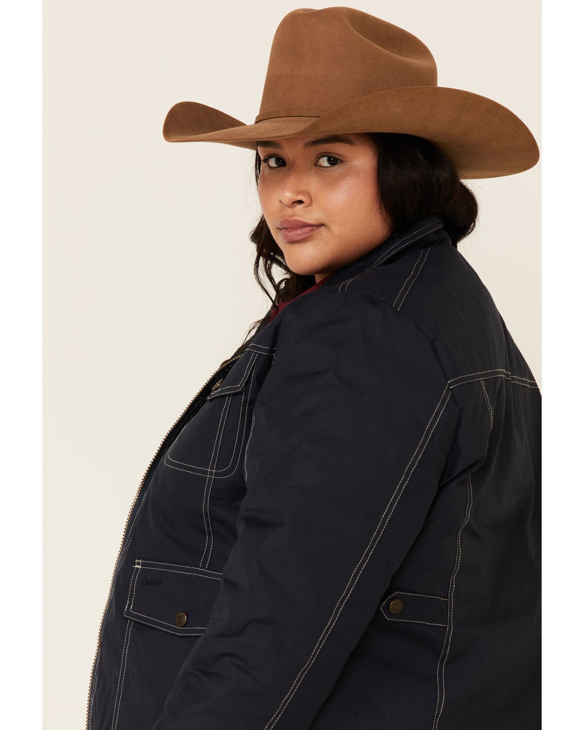Outback Trading Co. Women's Contrast Stitch Lightweight Insulated Jack