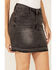 Wishlist Women's Released Hem Denim Mini Skirt, Grey, hi-res