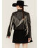 Double D Ranchwear Women's Iced Crystals Leather Jacket, Black, hi-res