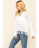 Image #4 - Wrangler Women's Ivory Crochet Pullover Top, , hi-res