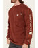 Image #4 - Carhartt Men's FR Force Midweight Signature Long Sleeve Work Pocket T-Shirt, , hi-res