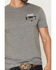Image #4 - Cowboy Hardware Men's Just Rope It Short Sleeve Graphic T-Shirt, Grey, hi-res