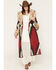 Image #1 - Tasha Polizzi Women's Clay Faux Fur Southwestern Print Coat, Red, hi-res